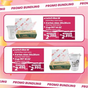 Bundling Kemasan Coffee Shop - Percetakan Tas Kertas