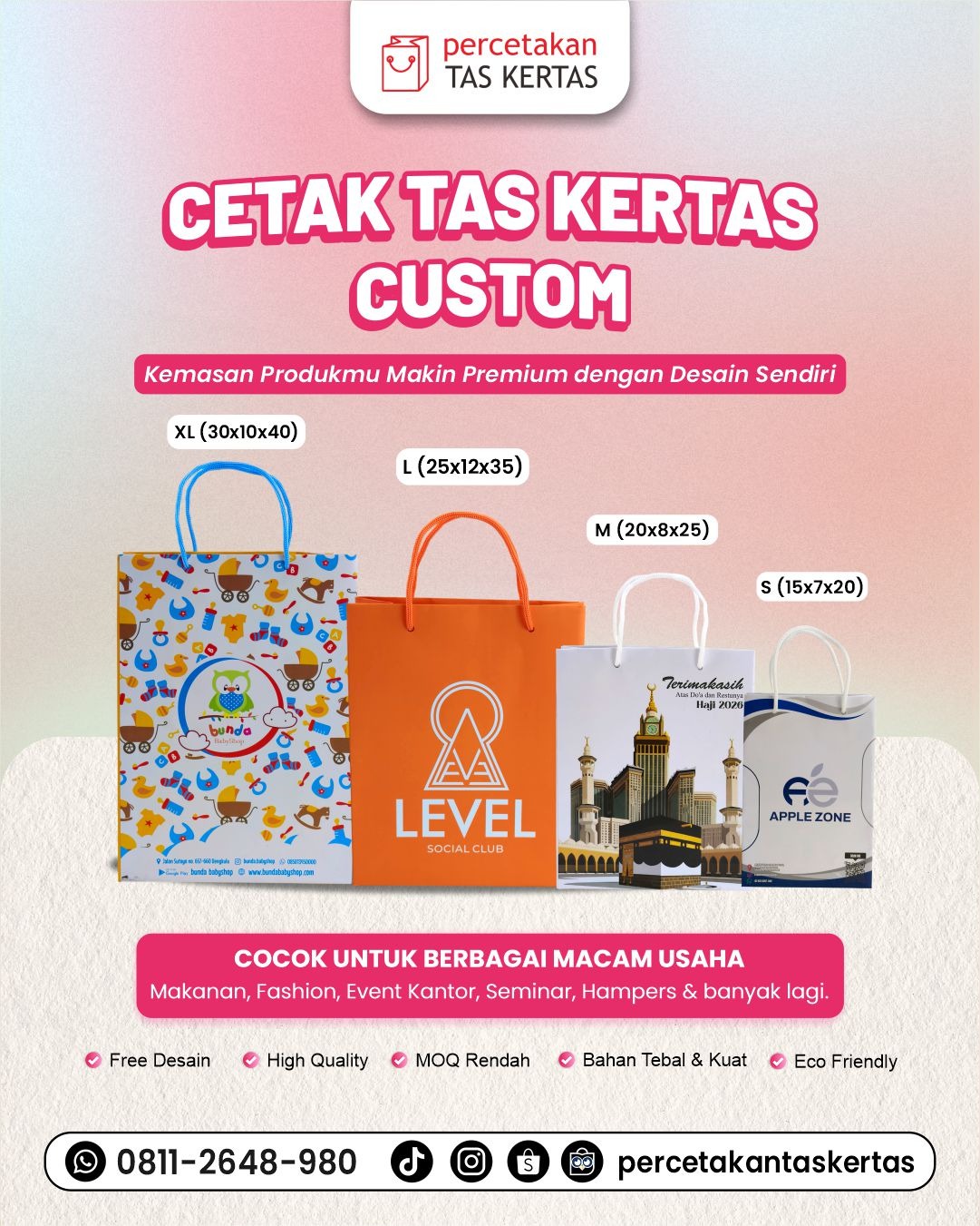 Promo Paper bag - Percetakan Tas Kertas