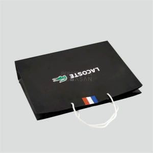 percetakan_tas_kertas_paperbag hitam ivory 36x8x26cm lacoste