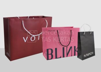 Tempat Pembuatan Paperbag Distro & Boutique Custom Murah, Hasil Cetak Fullcolor Presisi